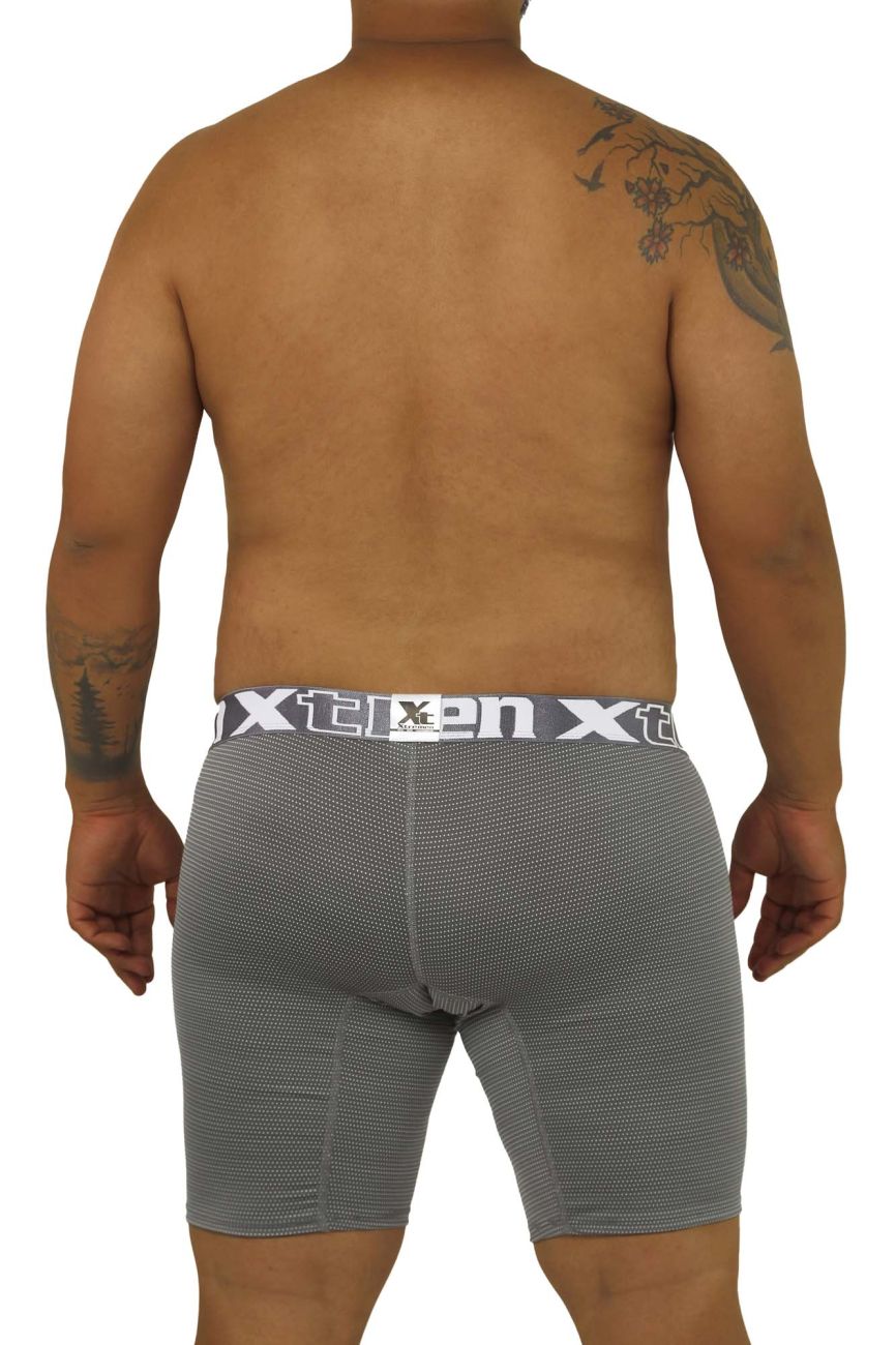 Xtremen Plus Men's Boxer Brief in Gray – men's boxer briefs