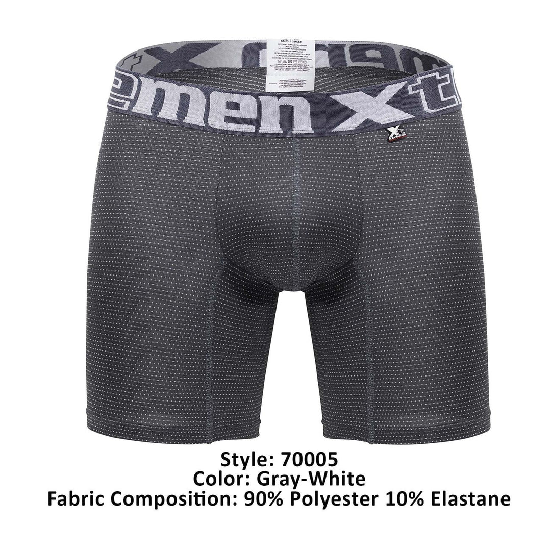 Xtremen Plus Men's Boxer Brief in Gray – men's boxer briefs