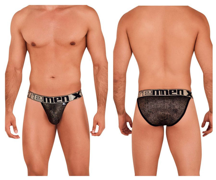 Xtremen Frice Microfiber Bikini in Black – men's briefs