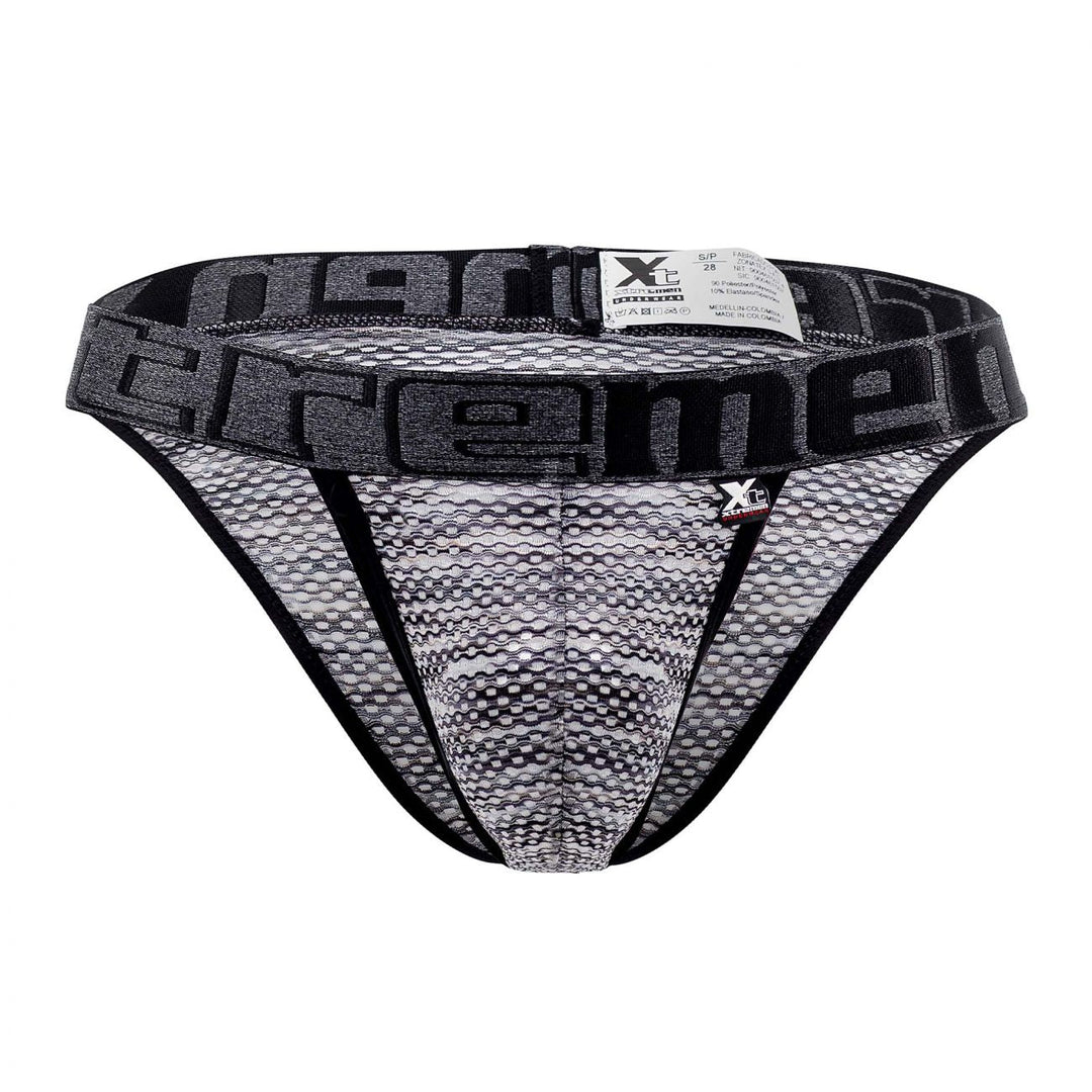 Xtremen Microfiber Mesh Men's Bikini Brief in Black – men's briefs