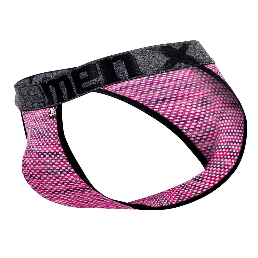 Xtremen Microfiber Mesh Bikini in Pink – men's briefs