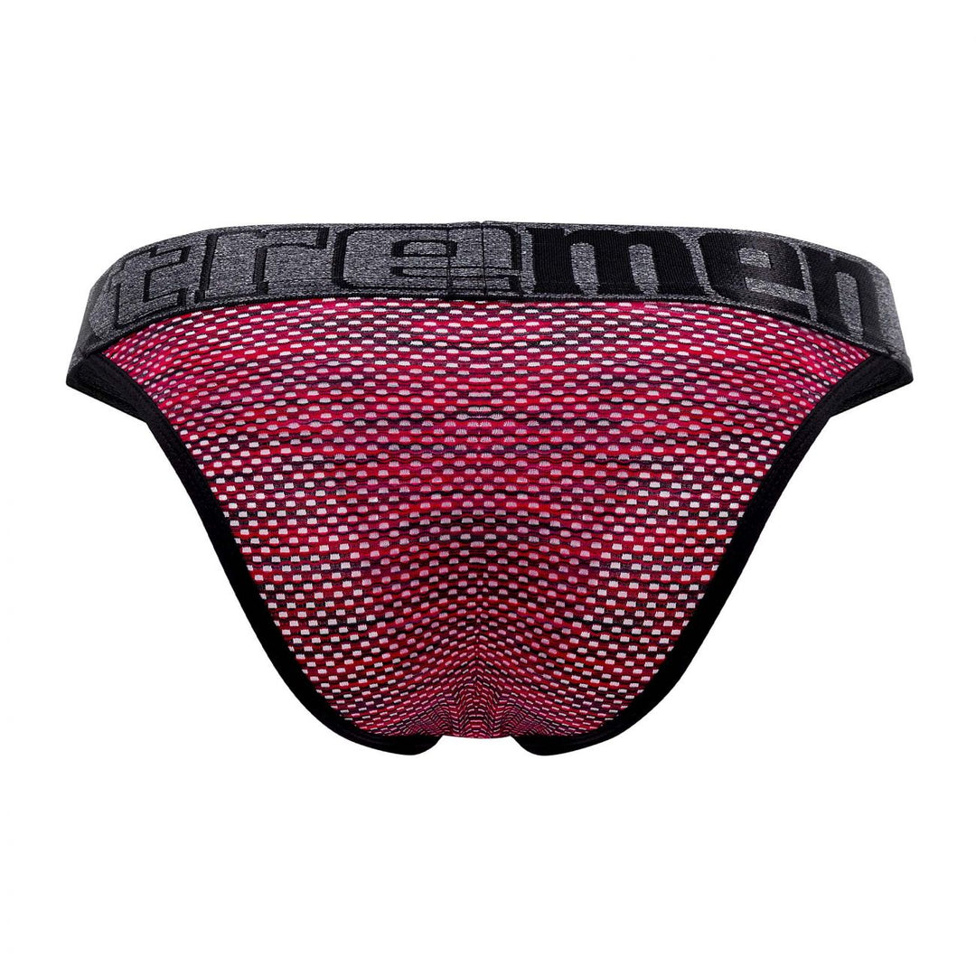 Xtremen Microfiber Mesh Bikini in Red – men's briefs