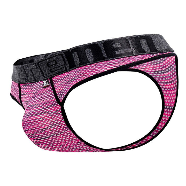 Xtremen Microfiber Mesh Thongs in Pink – men's thongs