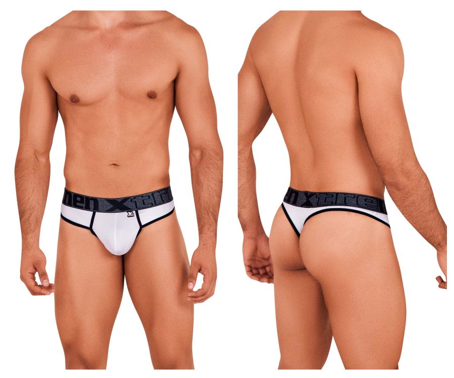 Xtremen Microfiber Thongs in White – men's thongs