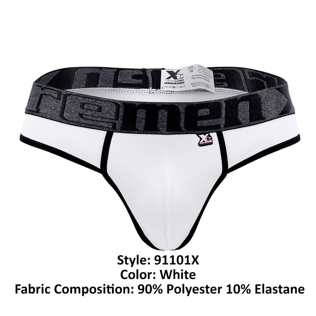 Xtremen Microfiber Thongs in White – men's thongs