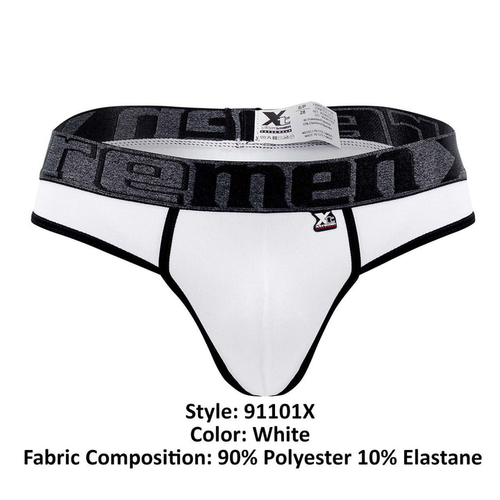 Xtremen Microfiber Thongs in White – men's thongs