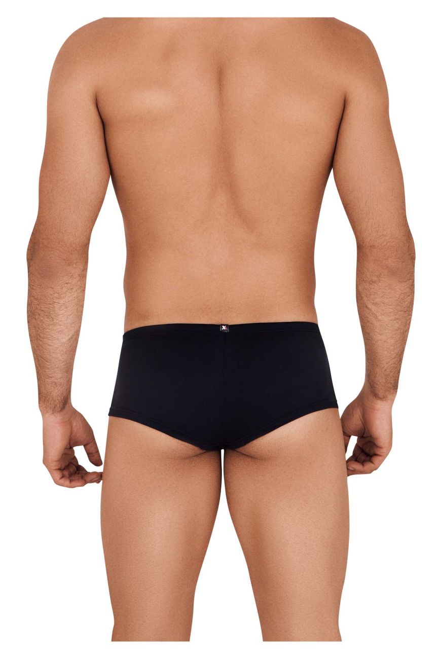 Xtremen Microfiber Men's Trunk Underwear in Black – men's trunks