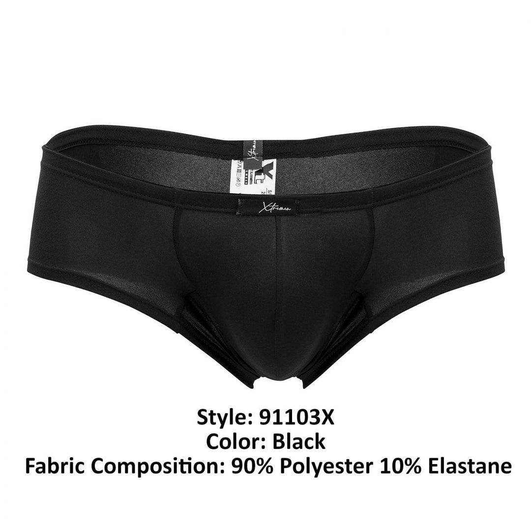 Xtremen Microfiber Men's Trunk Underwear in Black – men's trunks