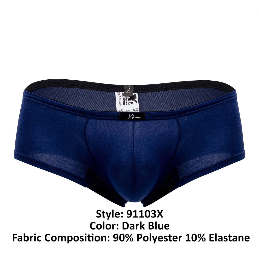 Xtremen Microfiber Trunks in Dark Blue – men's trunks