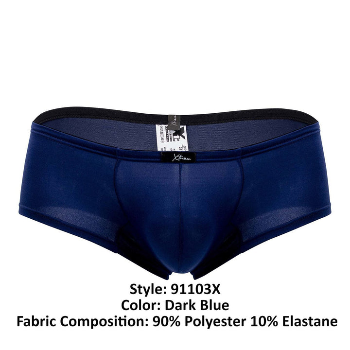 Xtremen Microfiber Trunks in Dark Blue – men's trunks
