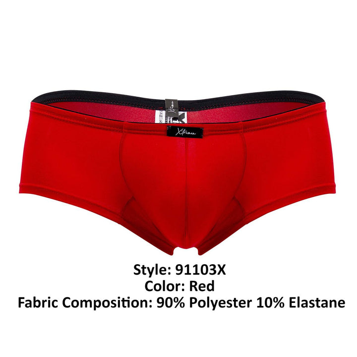 Xtremen Microfiber Trunks in Red – men's trunks