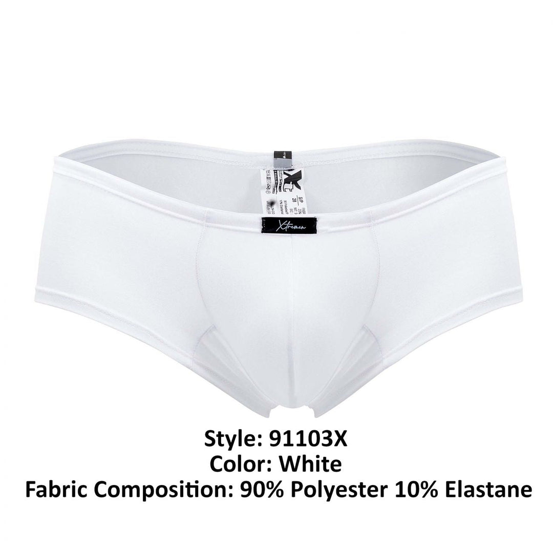 Xtremen Microfiber Trunks in White – men's trunks