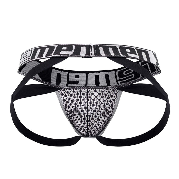 Xtremen men's black lace jockstrap – stretch fabric athletic supporter underwear