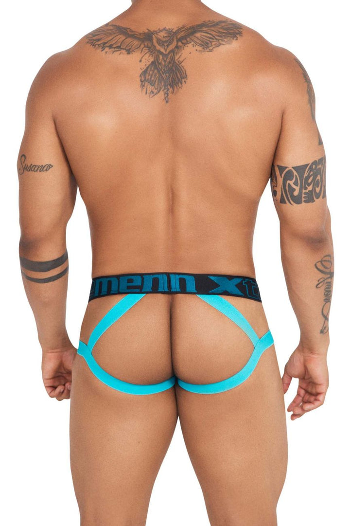 Xtremen men's light gray athletic jockstrap – low-rise lean-cut sporty underwear