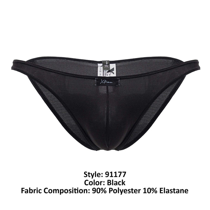 Xtremen Microfiber Bikini in Black – men's briefs