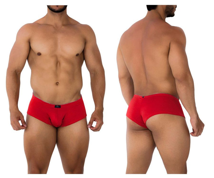 Xtremen Jacquard Men's Trunk Underwear in Red – men's trunks
