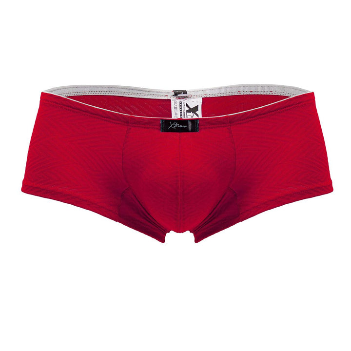 Xtremen Jacquard Men's Trunk Underwear in Red – men's trunks