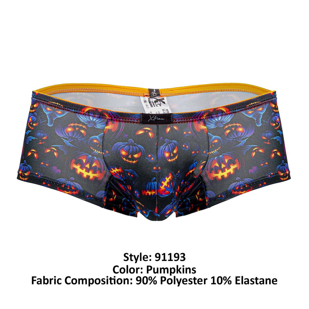 Xtremen Printed Trunks in Pumpkins Print – men's trunks