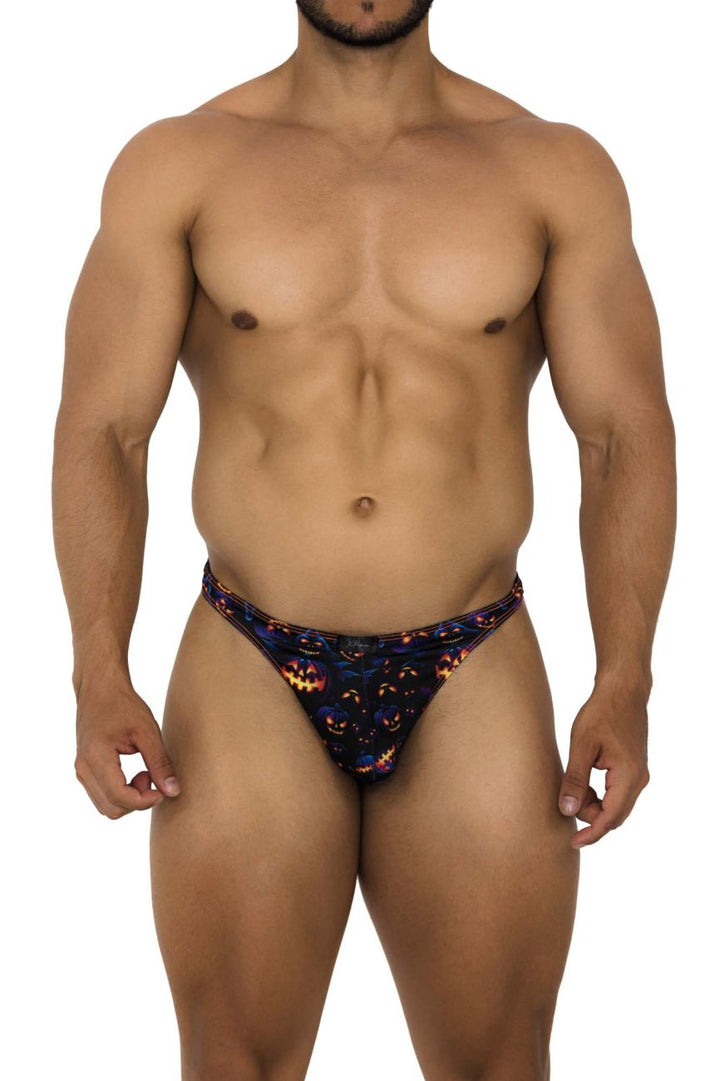 Xtremen Printed Men's Thong in Pumpkins Print – men's thongs