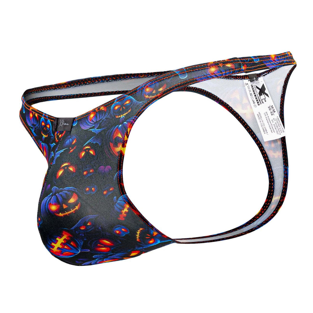 Xtremen Printed Men's Thong in Pumpkins Print – men's thongs