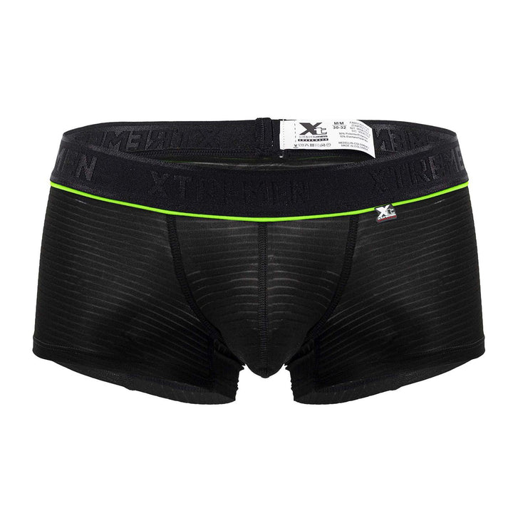 Xtremen Jacquard Men's Trunk Underwear in Black – men's trunks