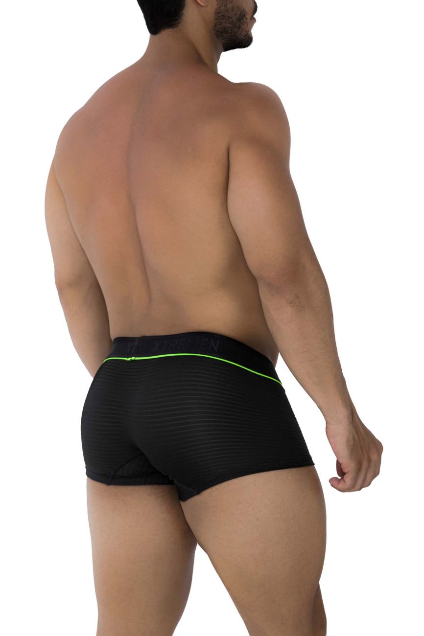 Xtremen Jacquard Men's Trunk Underwear in Black – men's trunks
