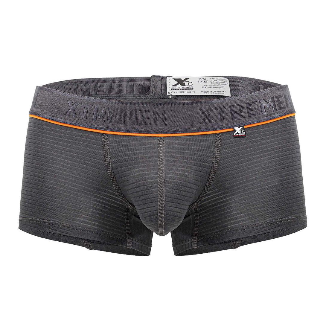 Xtremen Jacquard Men's Trunk Underwear in Gray – men's trunks