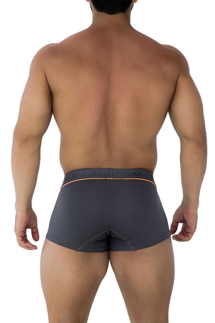 Xtremen Jacquard Men's Trunk Underwear in Gray – men's trunks