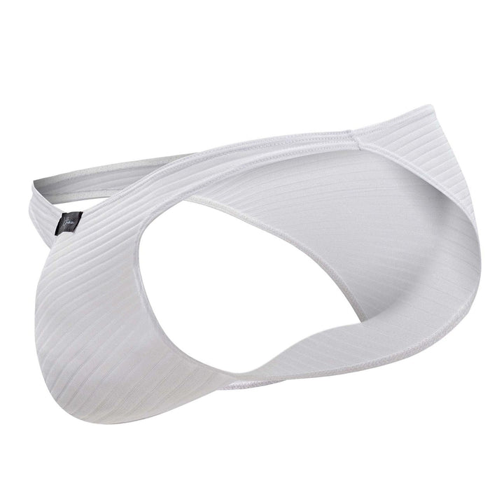 Xtremen Jacquard Men's Bikini Brief in White – men's briefs
