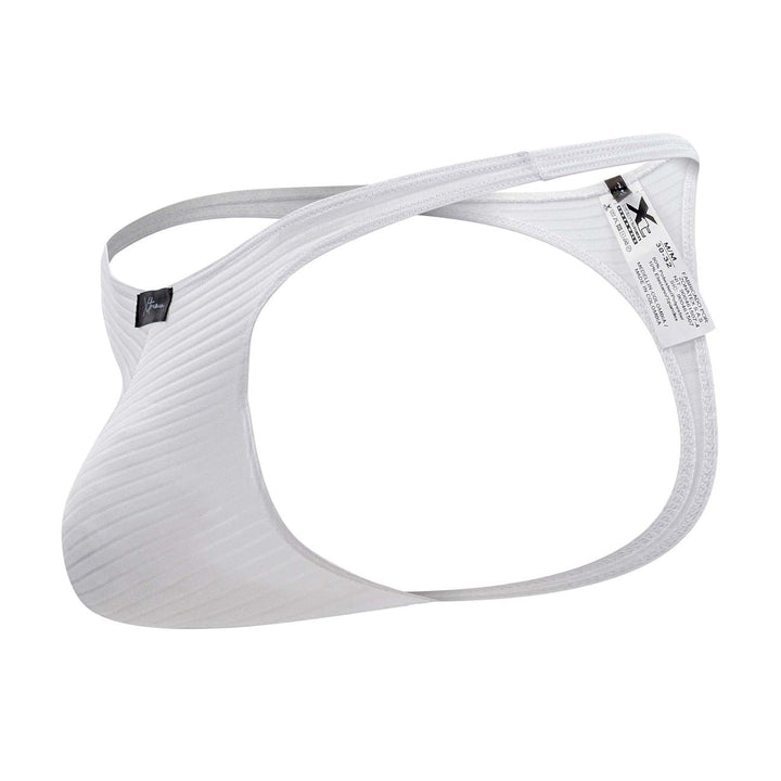Xtremen Jacquard Men's Thong in White – men's thongs