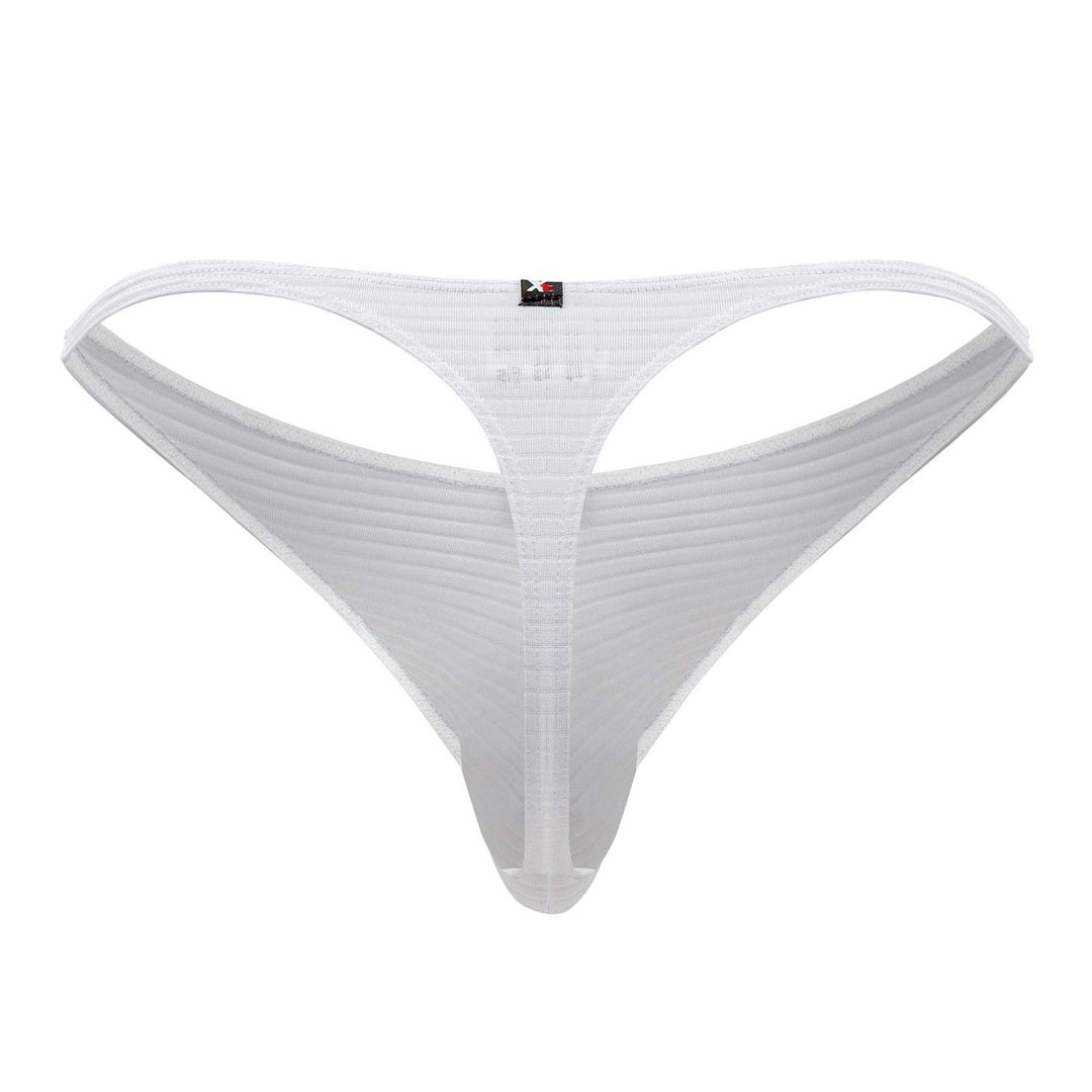 Xtremen Jacquard Men's Thong in White – men's thongs