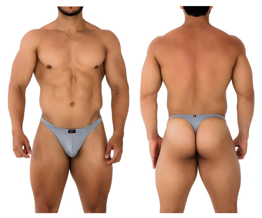 Xtremen Microfiber Men's Thong in Gray – men's thongs