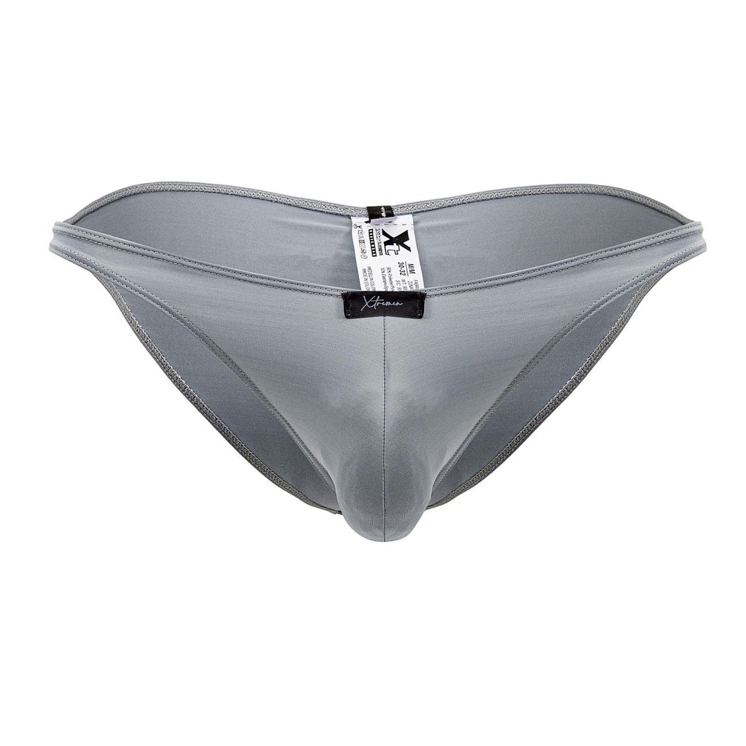 Xtremen Microfiber Bikini in Gray – men's briefs