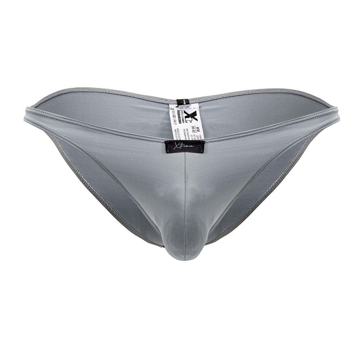 Xtremen Microfiber Bikini in Gray – men's briefs