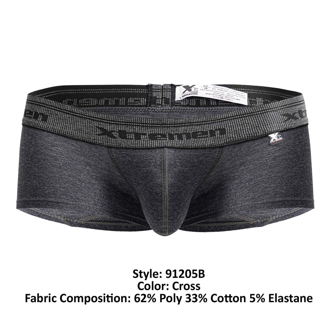 Xtremen Cotton Blend Men's Trunk Underwear in Cross Print – men's trunks