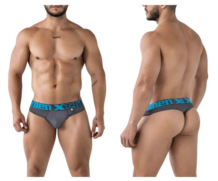 Xtremen Microfiber Men's Thong in Gray – men's thongs