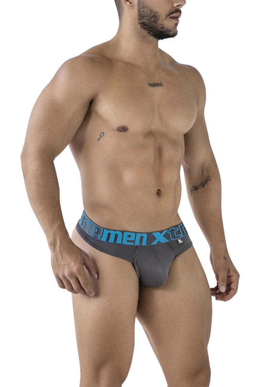 Xtremen Microfiber Men's Thong in Gray – men's thongs