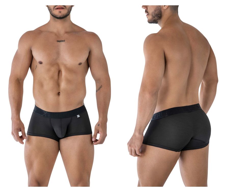 Xtremen Microfiber Men's Trunk Underwear in Black – men's trunks