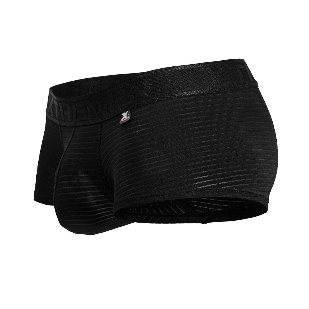 Xtremen Microfiber Men's Trunk Underwear in Black – men's trunks