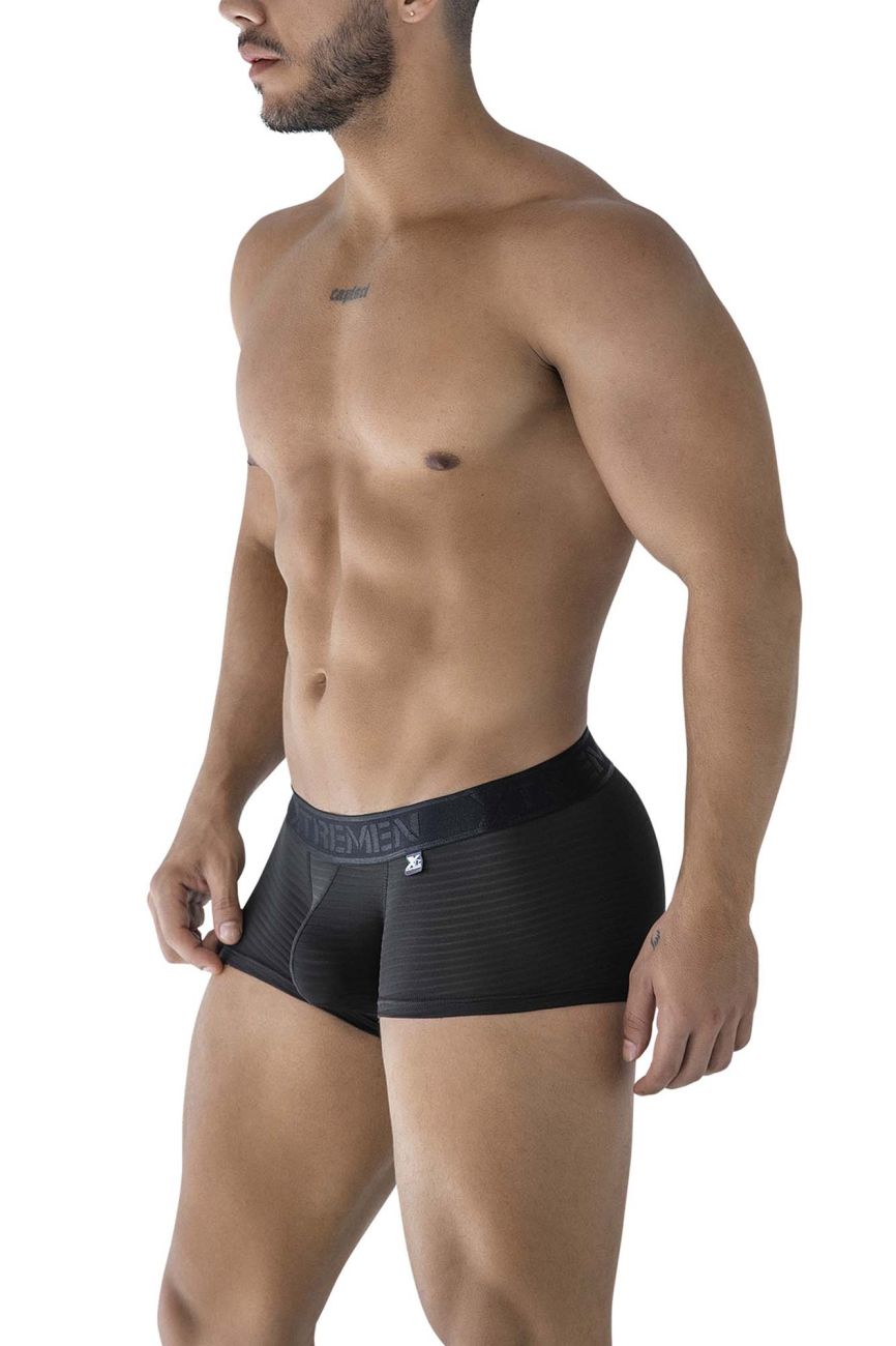 Xtremen Microfiber Men's Trunk Underwear in Black – men's trunks