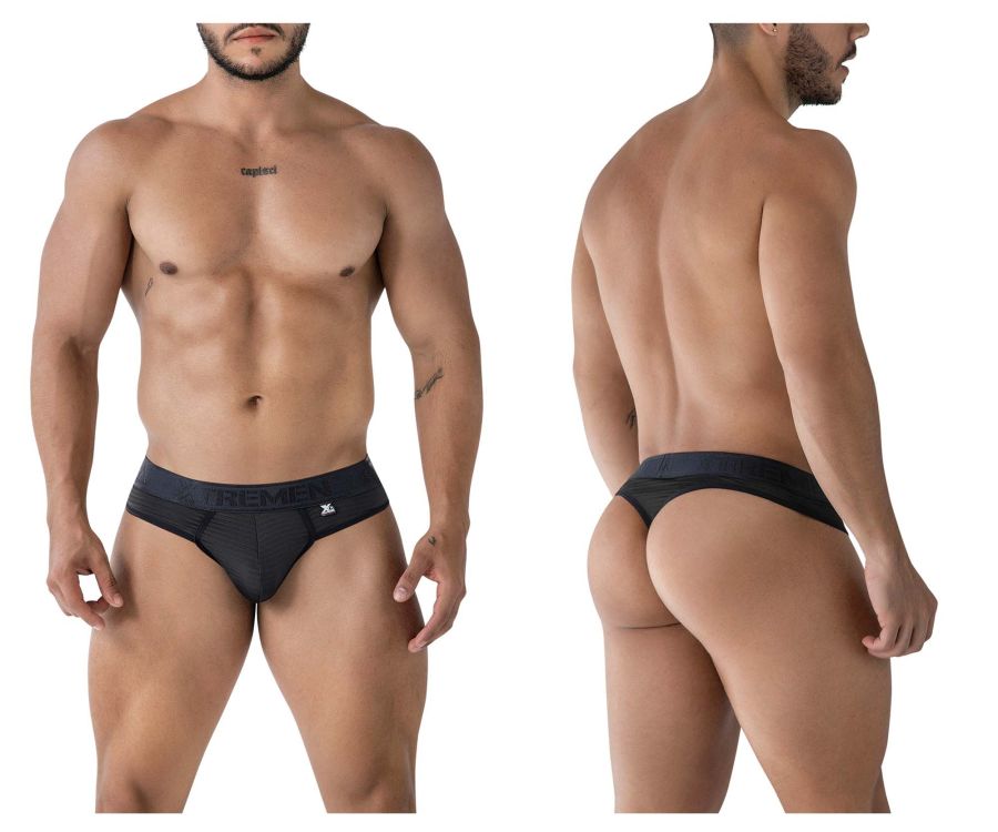 Xtremen Microfiber Men's Thong in Black – men's thongs