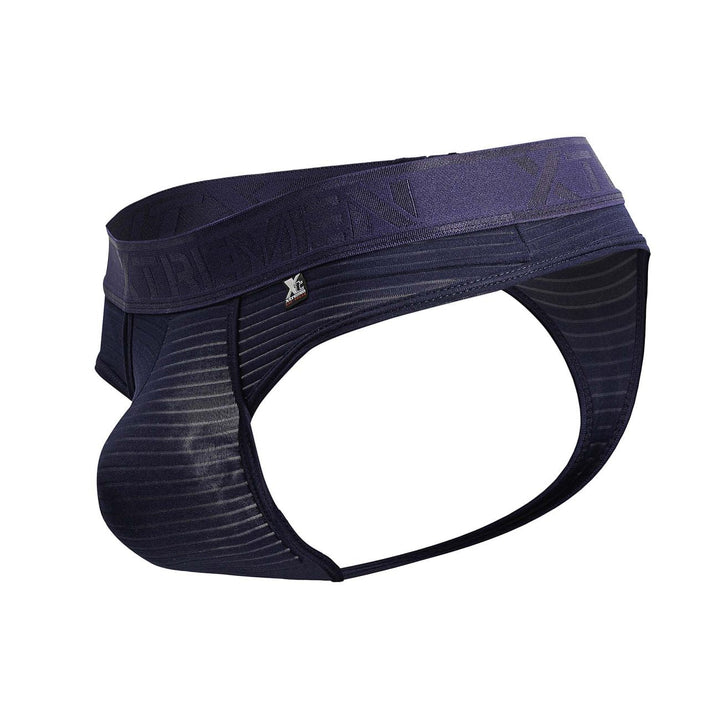Xtremen Microfiber Thongs in Navy – men's thongs