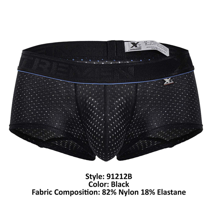 Xtremen Microfiber Men's Trunk Underwear in Black – men's trunks
