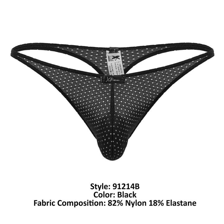 Xtremen Microfiber Men's Thong in Black – men's thongs