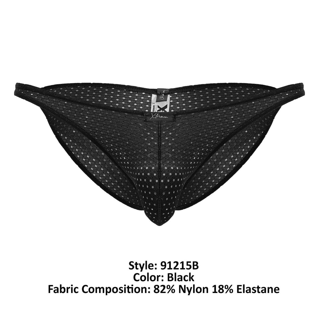 Xtremen Microfiber Men's Bikini Brief in Black – men's briefs