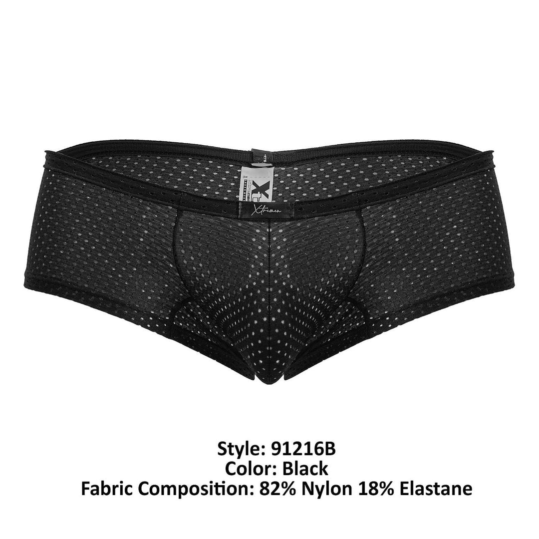 Xtremen Microfiber Men's Trunk Underwear in Black – men's trunks