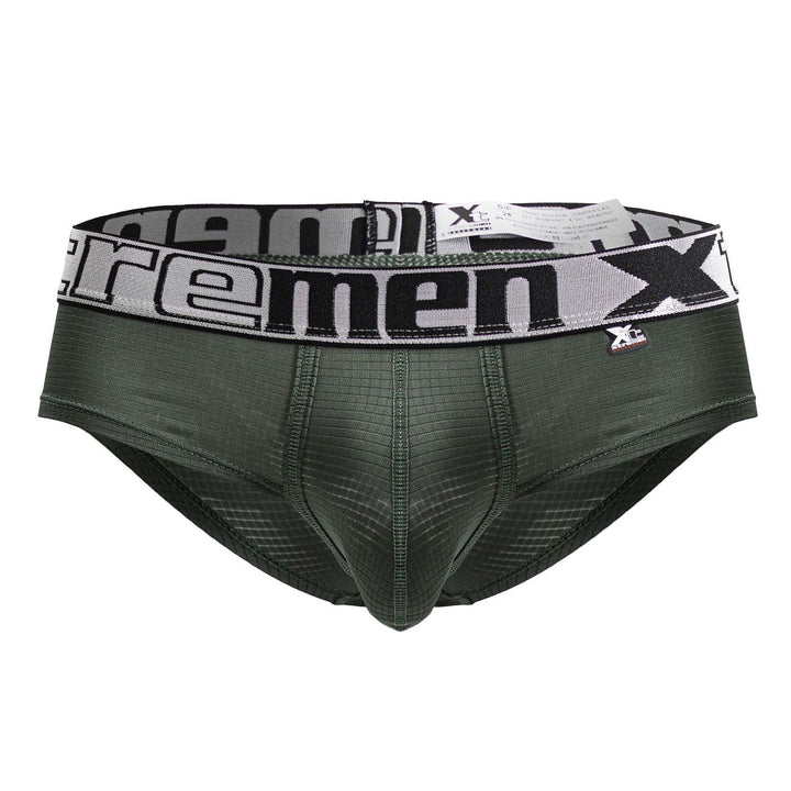 Xtremen Microfiber Briefs in Green – men's briefs
