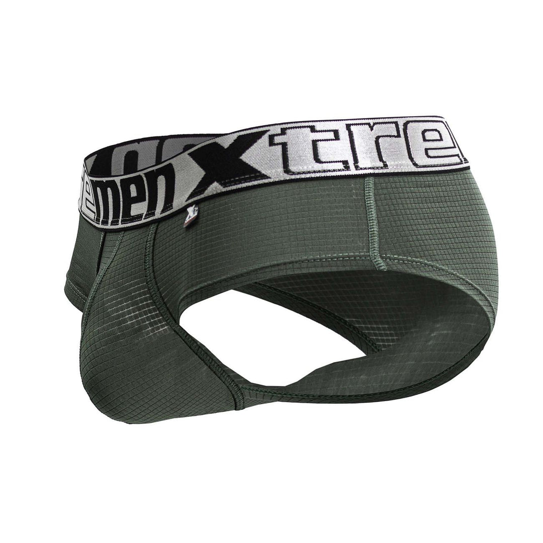 Xtremen Microfiber Briefs in Green – men's briefs