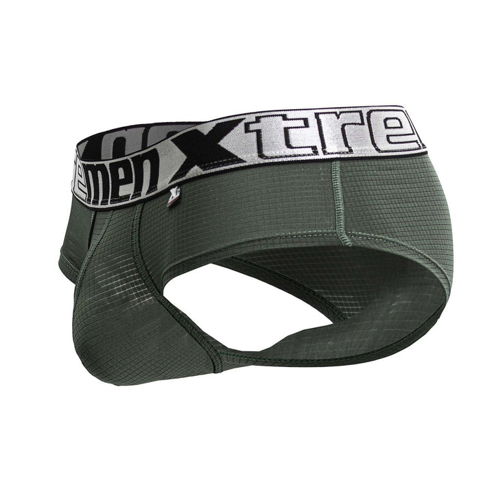 Xtremen Microfiber Briefs in Green – men's briefs