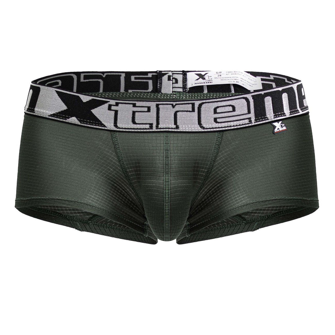 Xtremen Microfiber Trunks in Green – men's trunks
